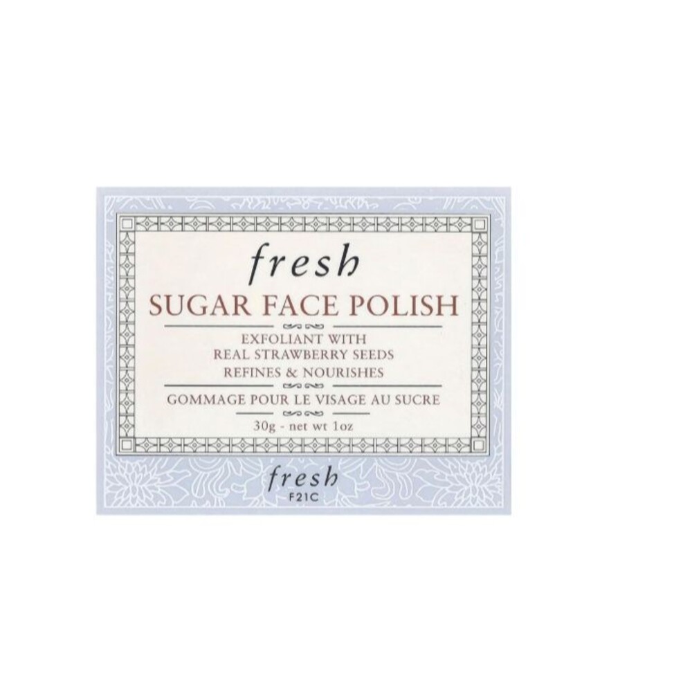 Fresh Sugar Face Polish Exfoliato 1 oz/ 30 g With Real Strawberry Seeds
